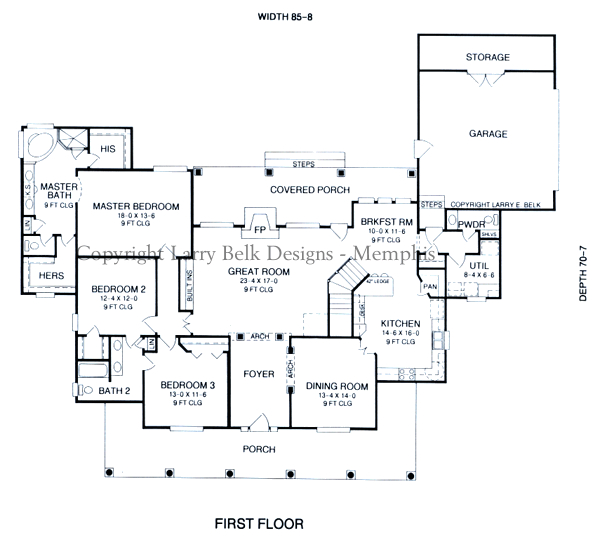 First Floorplan