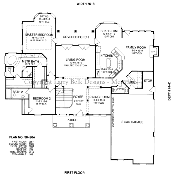 First Floorplan