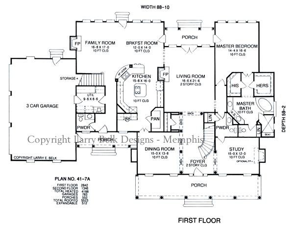 First Floorplan