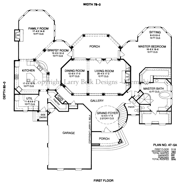 First Floorplan
