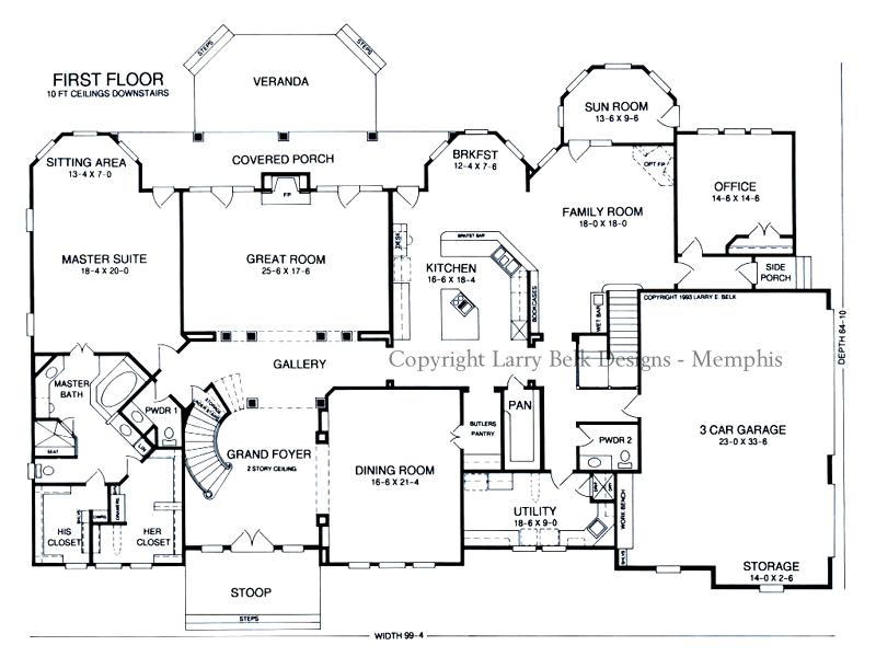 First Floorplan